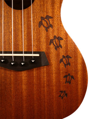 islander ukulele concert - mc-4 hns honu laser engraving