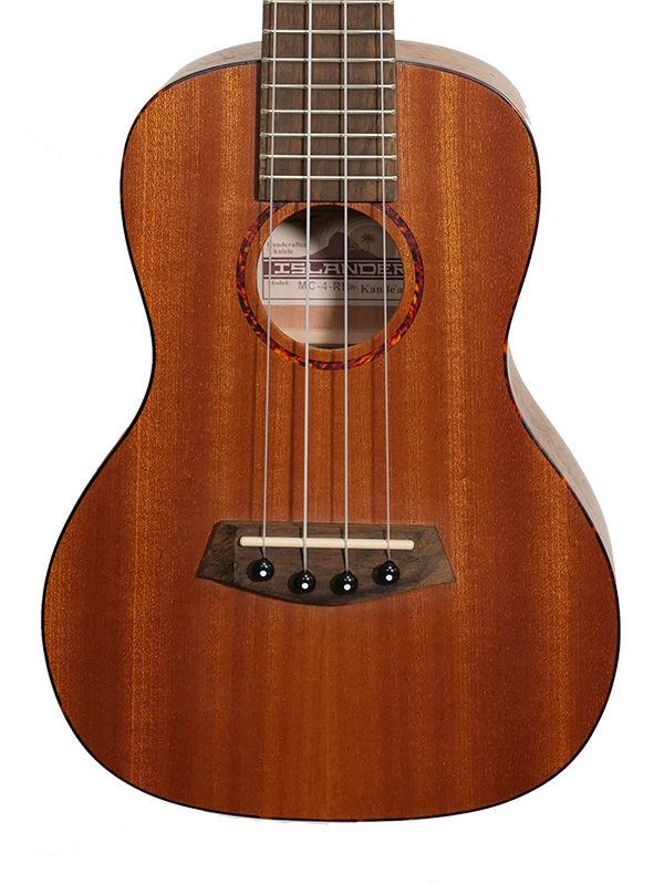 islander ukulele concert - mc-4 rb tortoise rosette