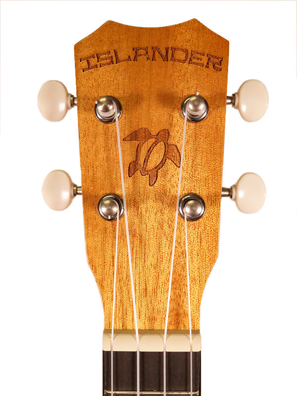 islander ukulele soprano - ms-4 hns headstock