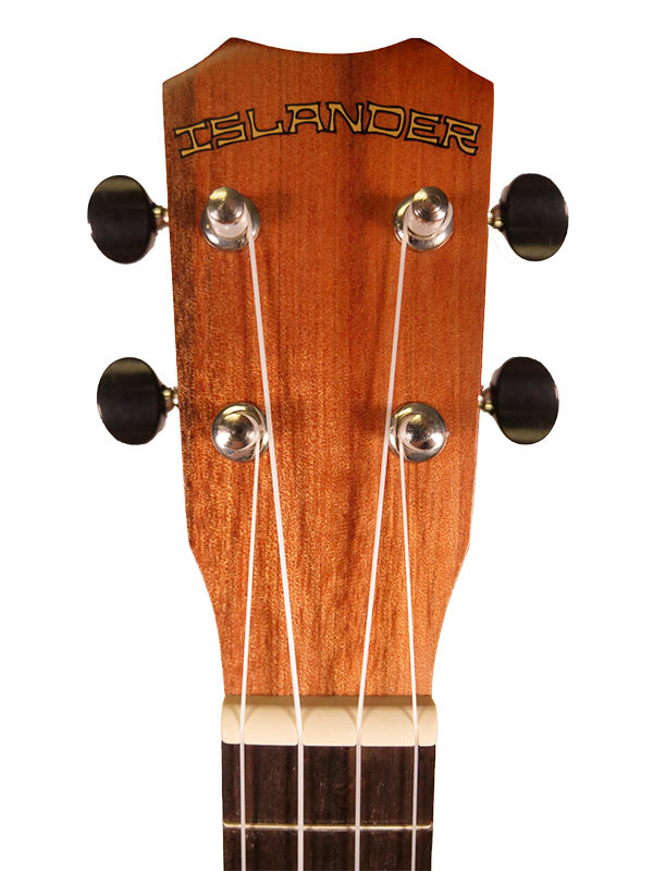 islander ukulele soprano - ms-4 headstock