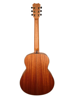 islander ukulele mini guitar - msmg bookmatch back