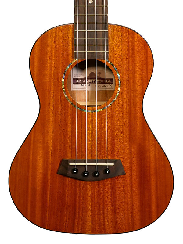 islander ukulele tenor - mst-4 abalone rosette